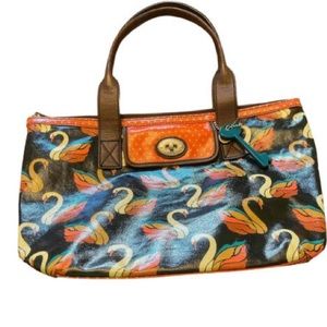 Fossil swan purse like new